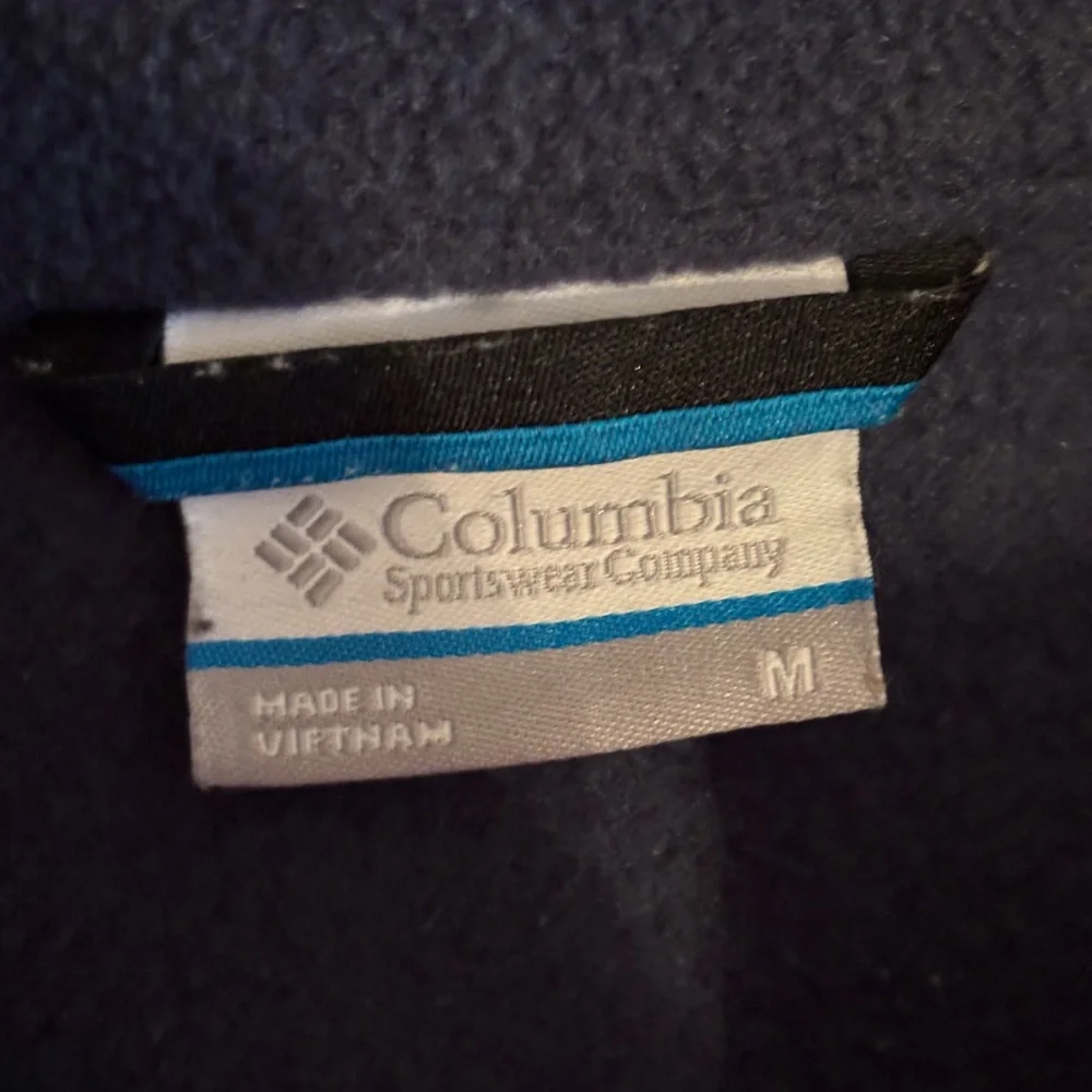 Columbia Auburn fleece jacket men’s size medium